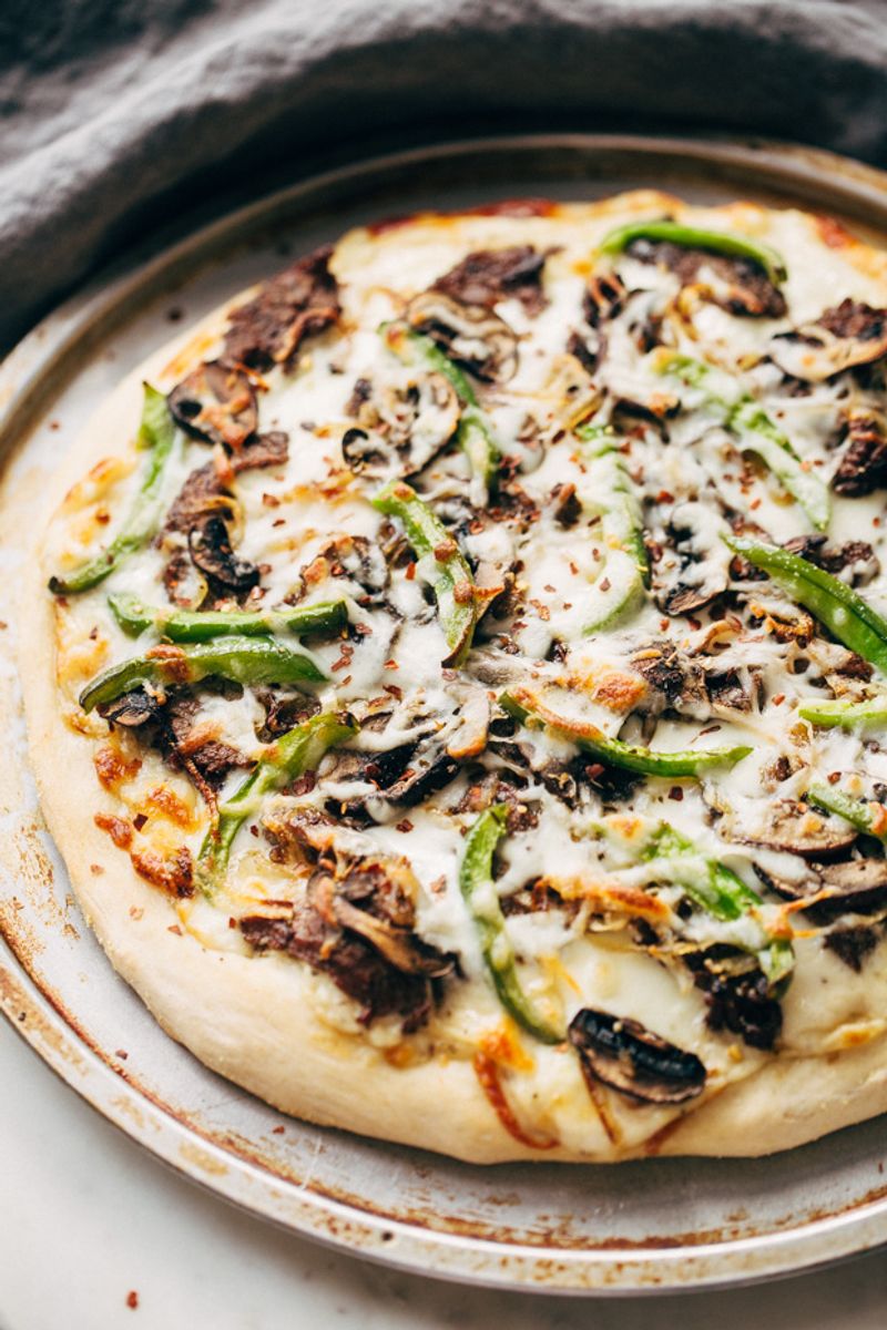 Philly Cheesesteak Pizza