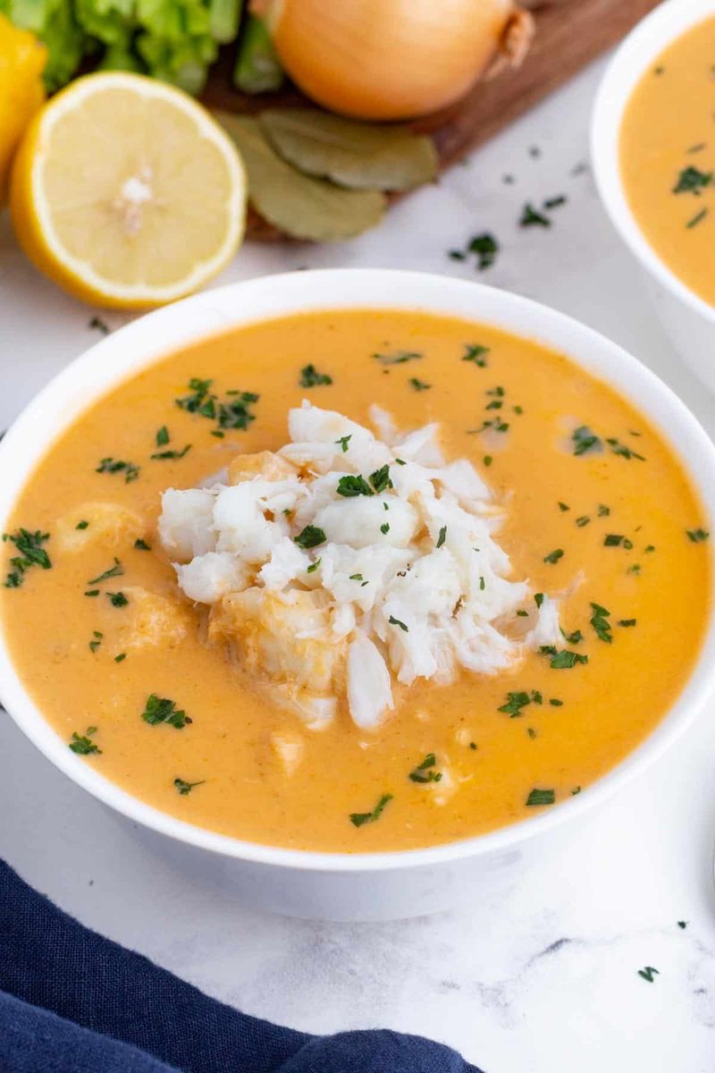 Crab And Asparagus Bisque