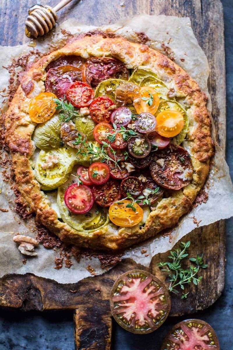 Summer Heirloom Tomato Galette