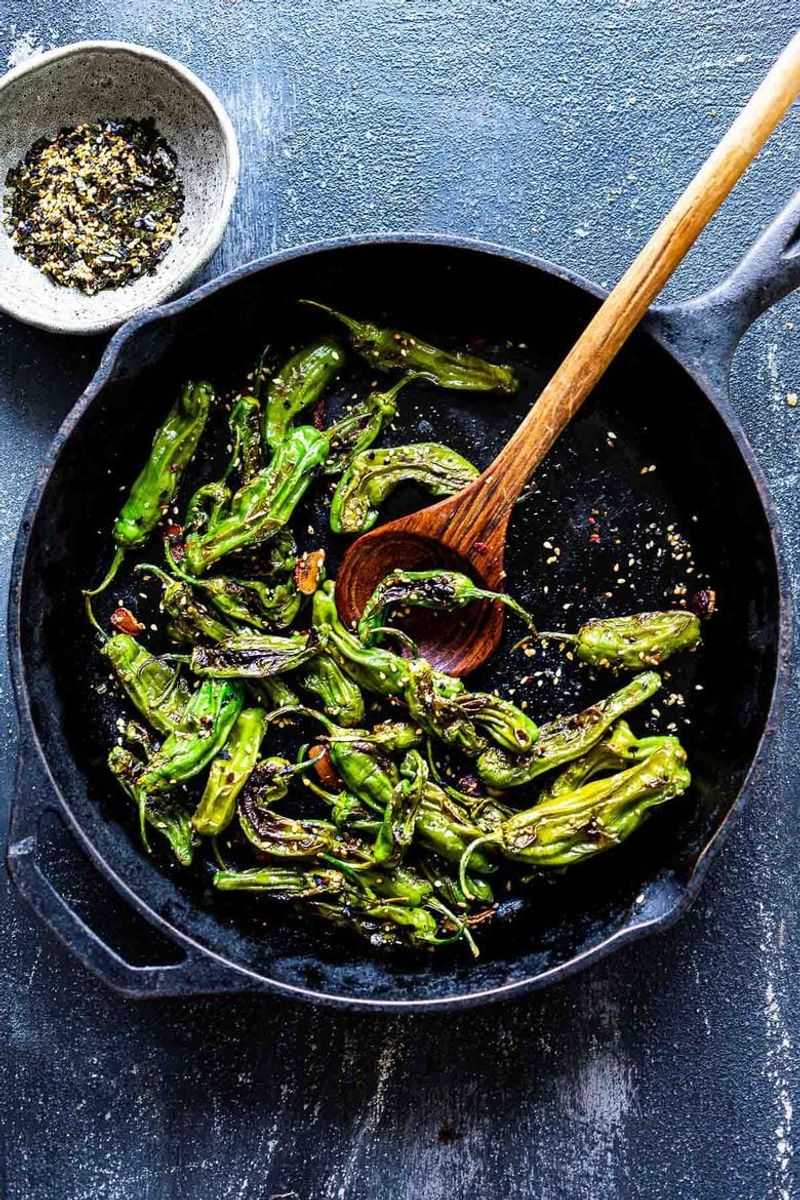 Blistered Shishito Peppers