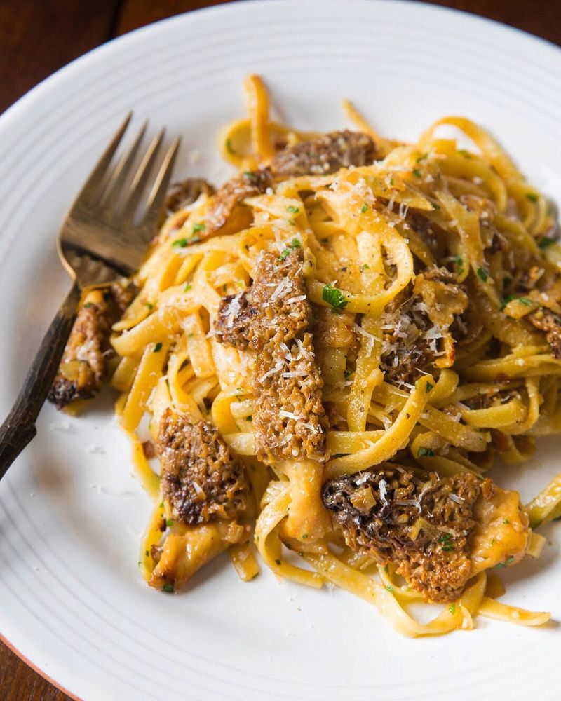 Morel Mushroom Fettuccine