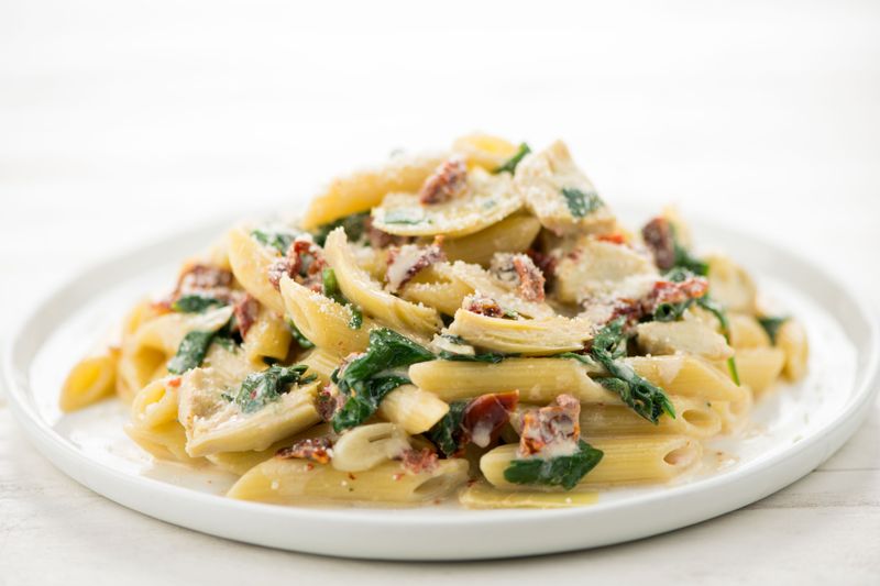 Artichoke And Arugula Penne