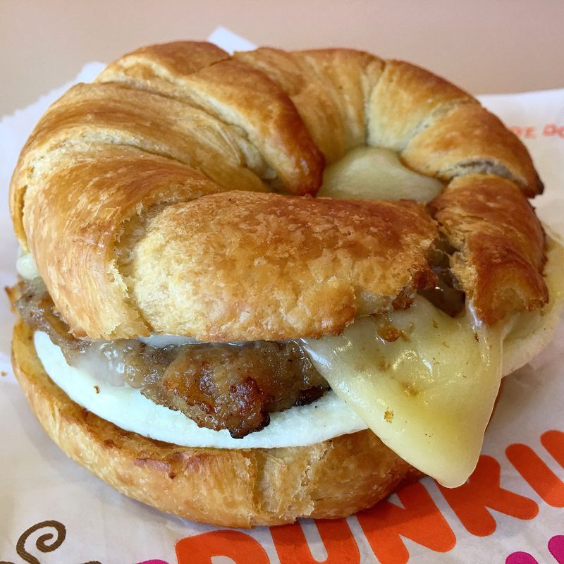 Dunkin's Sausage, Egg & Cheese Croissant