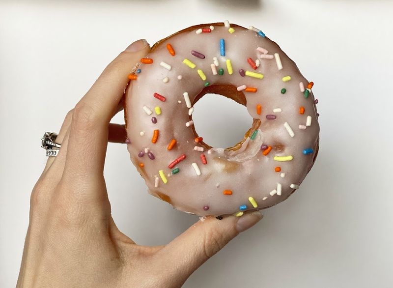 Dunkin' Donuts Vanilla Frosted Donut