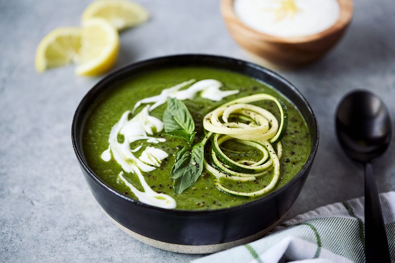 Zucchini Basil Soup