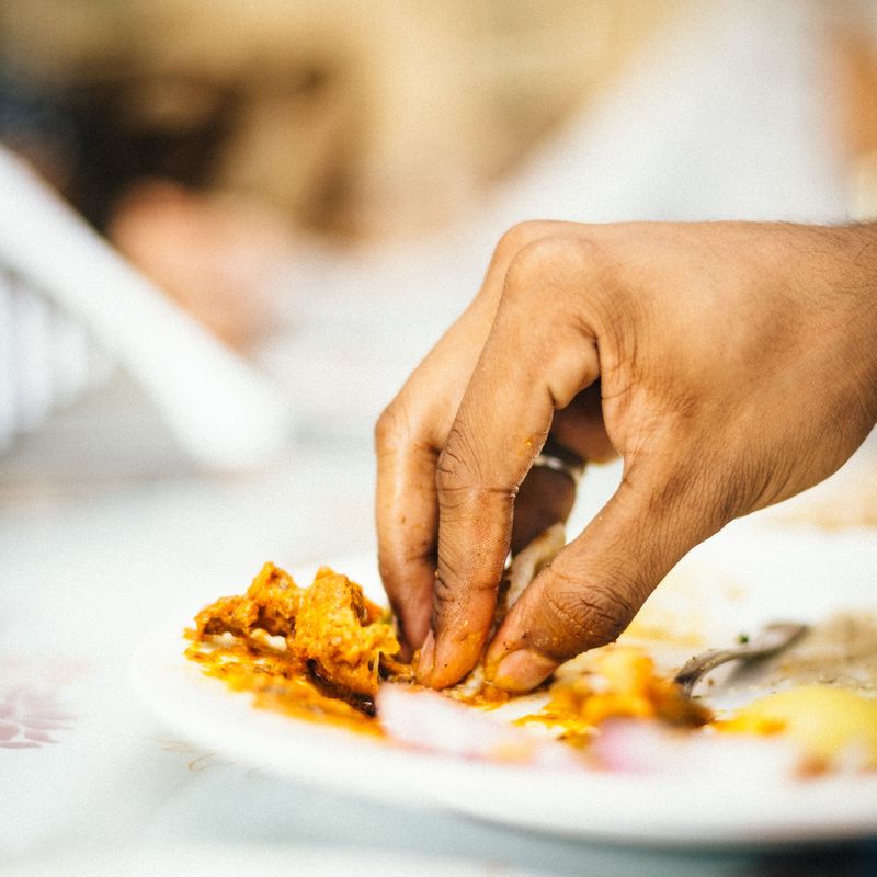 Eating With Your Left Hand (India And Middle East)