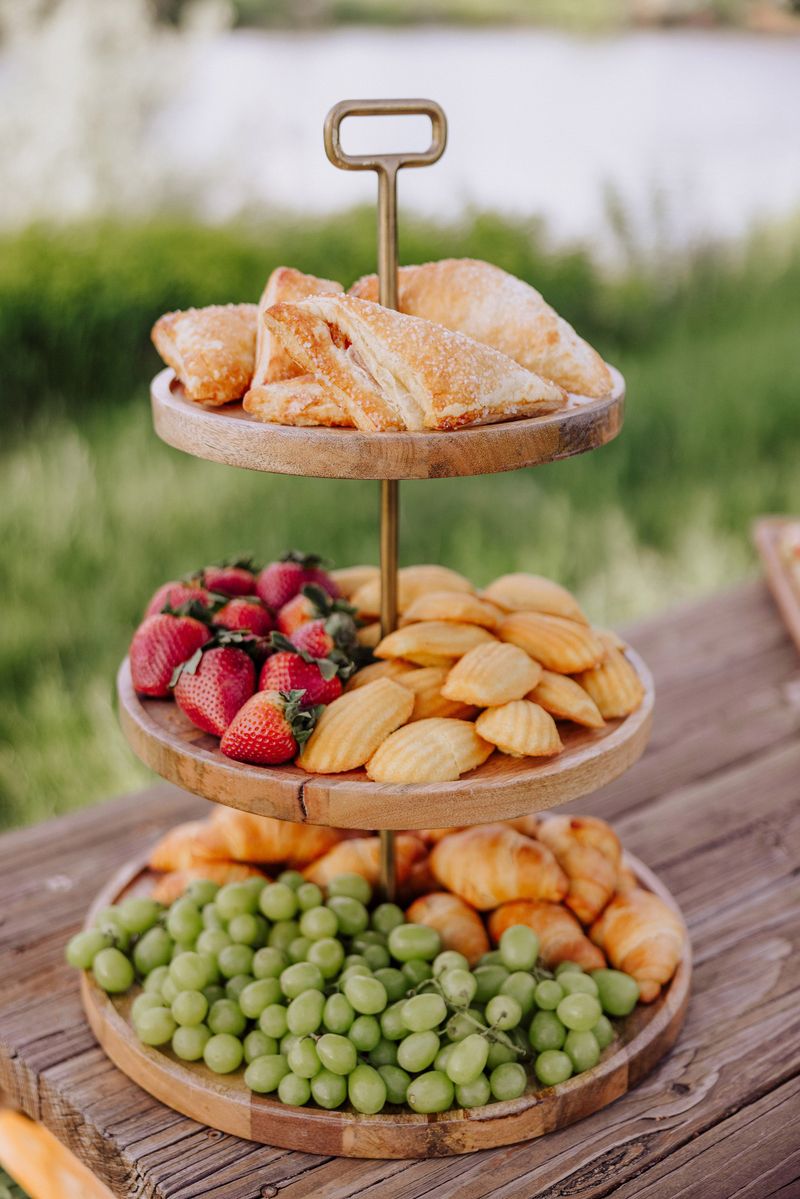 Tiered Serving Trays Maximize Space