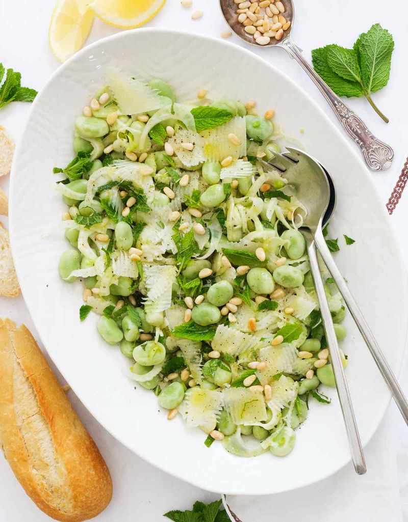 Fava Bean & Pecorino Salad