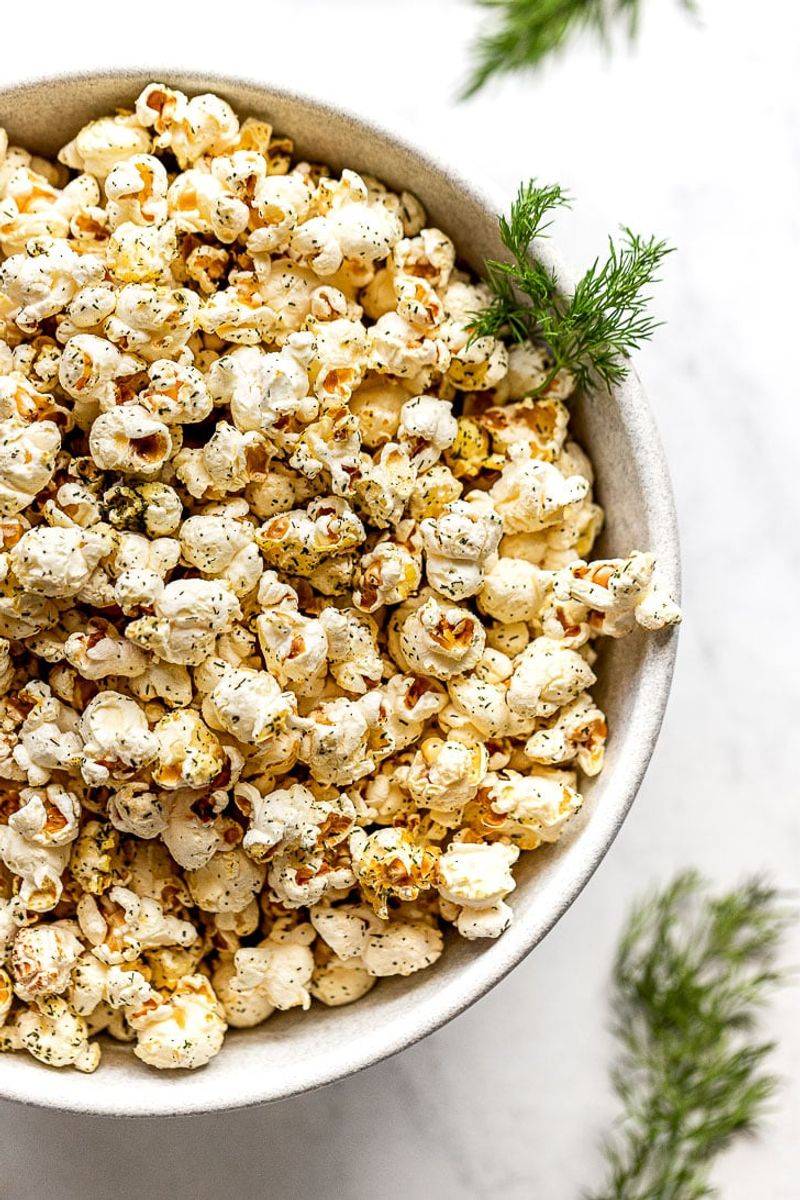 Rosemary Parmesan Popcorn