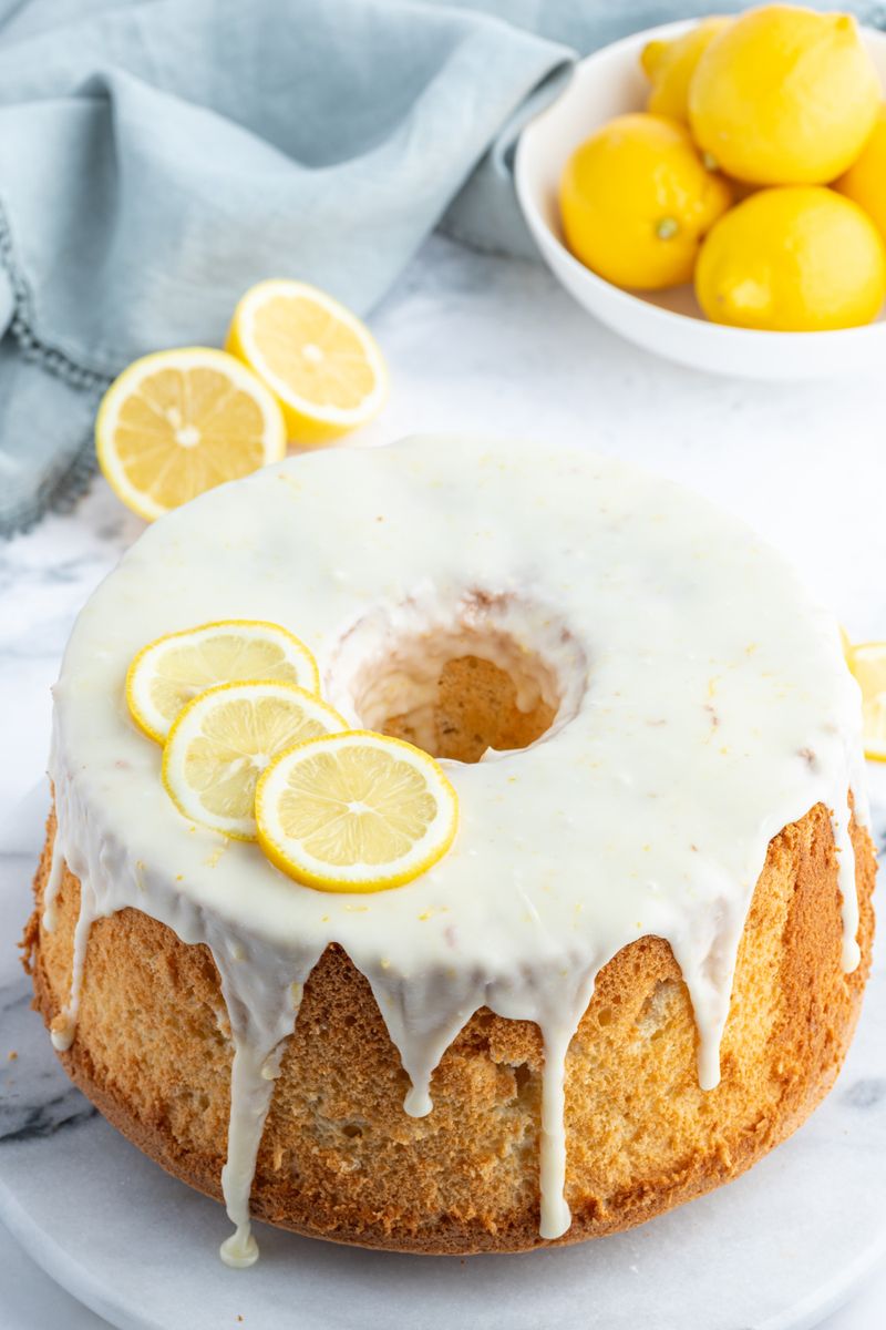 Meyer Lemon Chiffon Cake