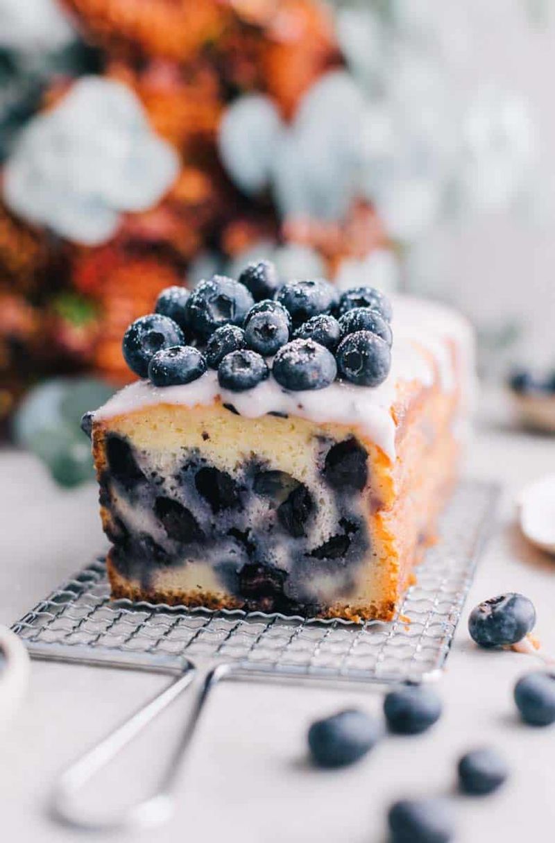 Blueberry Lemon Ricotta Pound Cake