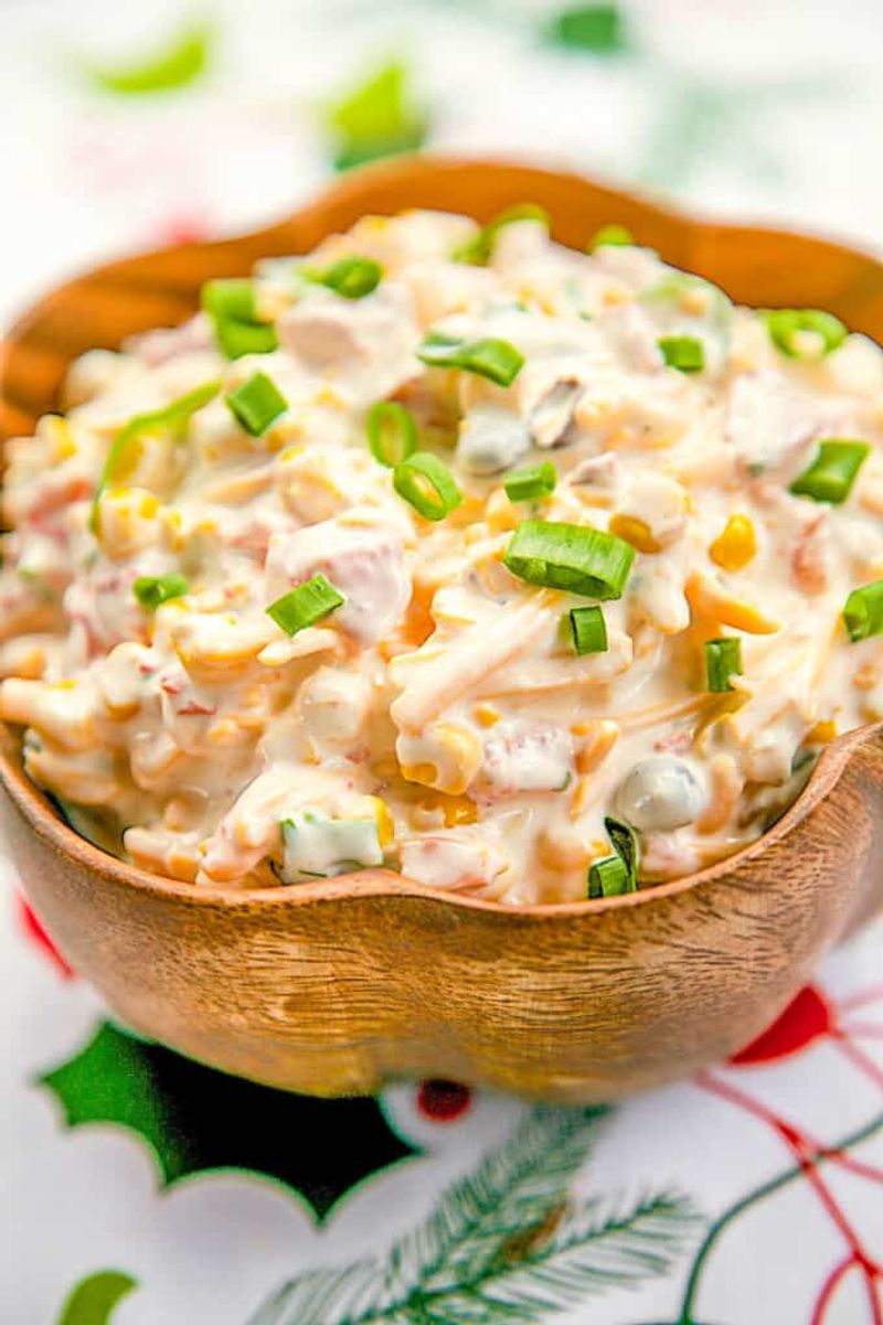 Green Chile And Corn Cream Cheese Dip