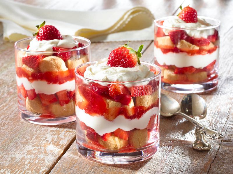 Strawberry Tiramisu Jars