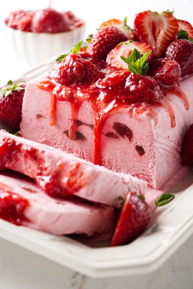 Strawberry Semifreddo