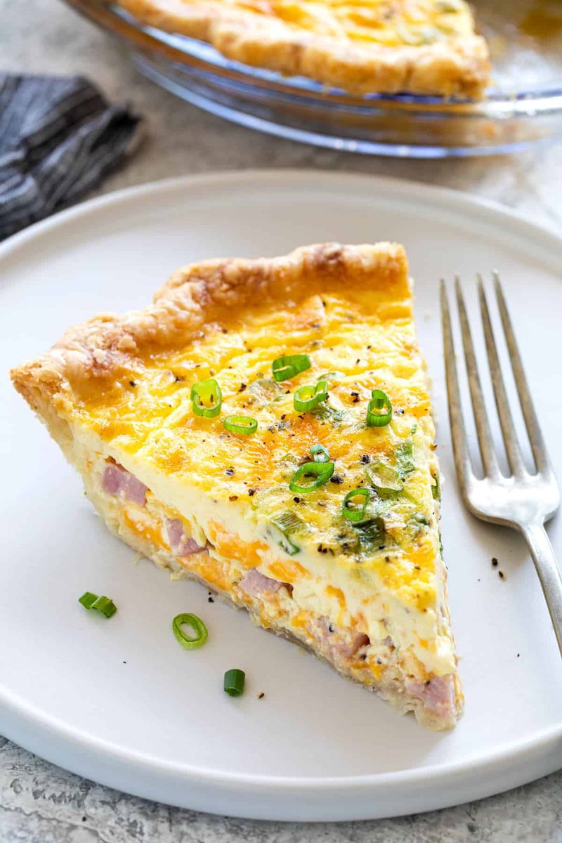 Prosciutto And Gruyère Quiche