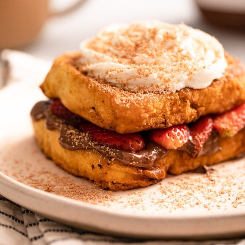 Chocolate-Dipped Strawberry French Toast