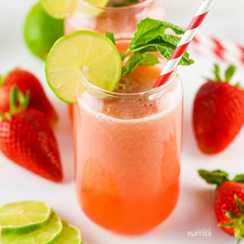 Strawberry Mint Agua Fresca