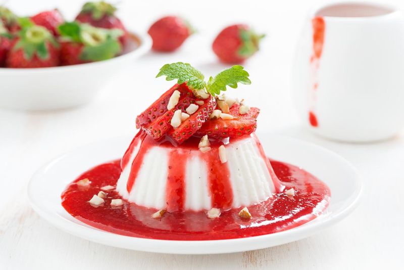 Strawberry Panna Cotta