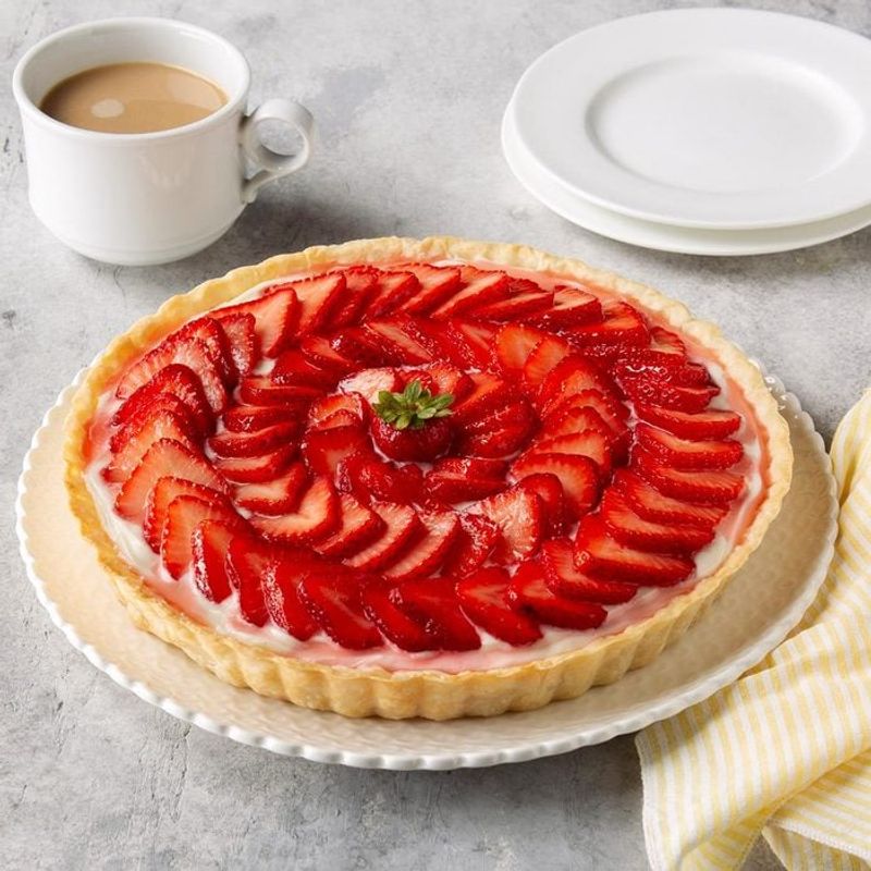 Strawberry Mascarpone Tart
