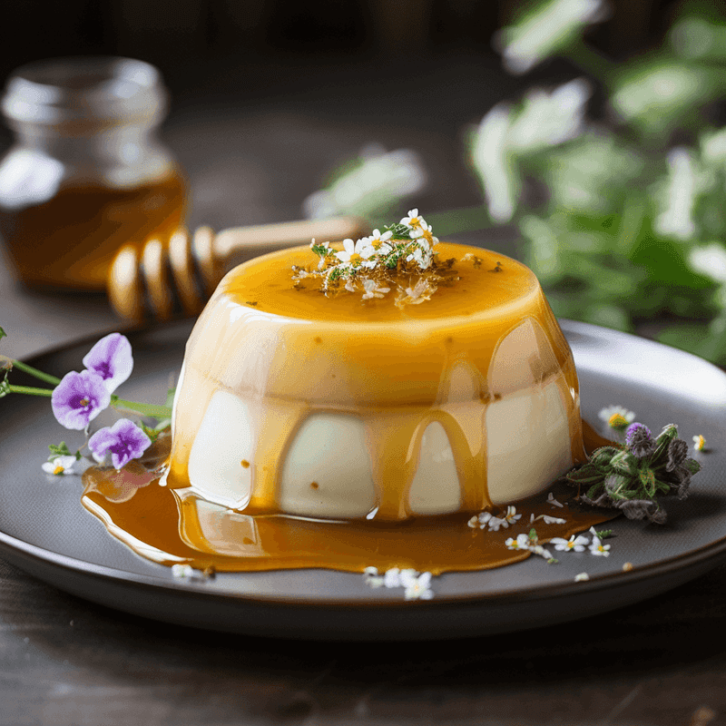 Honey Chamomile Panna Cotta