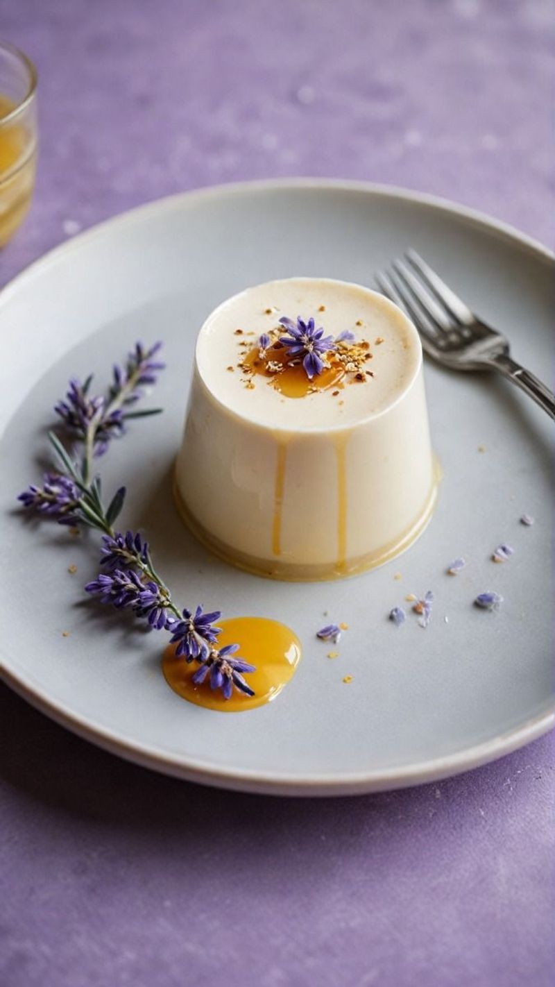 Honey Lavender Panna Cotta