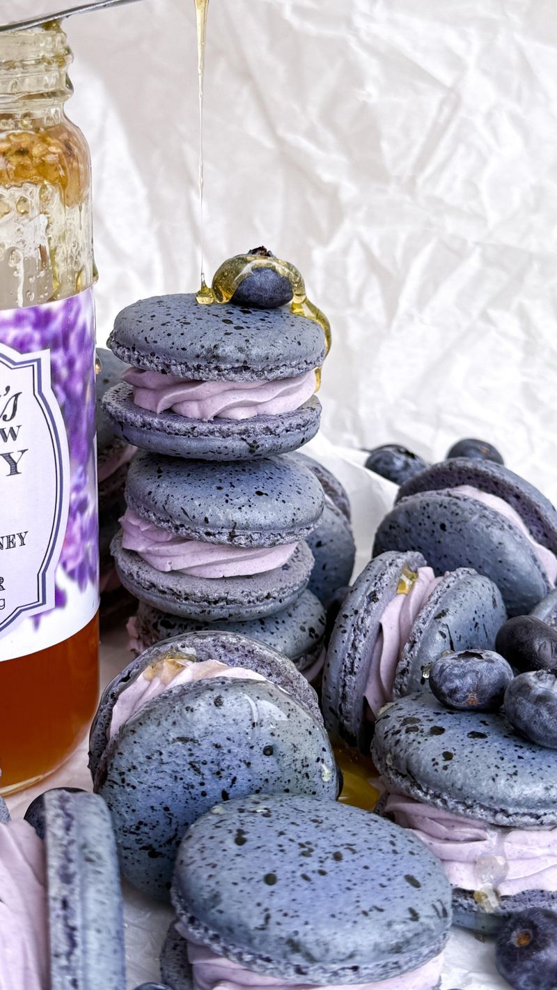 Lavender Honey Macarons