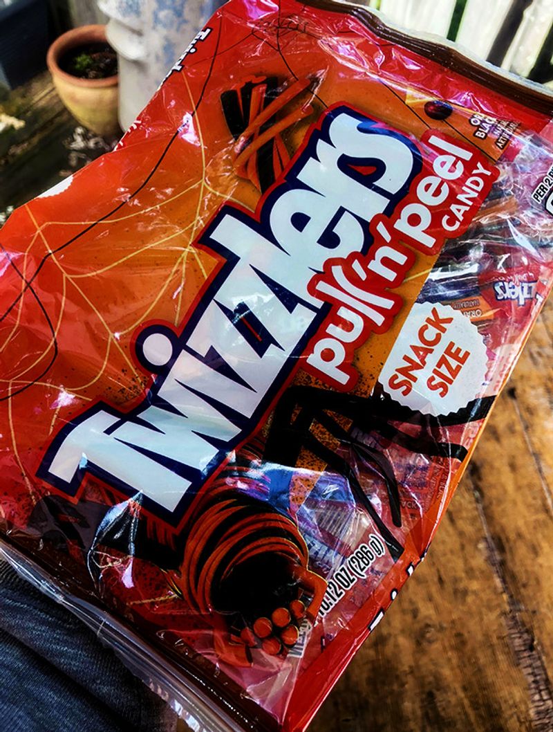 Orange & Black Cherry Pull 'N' Peel Halloween Twizzlers