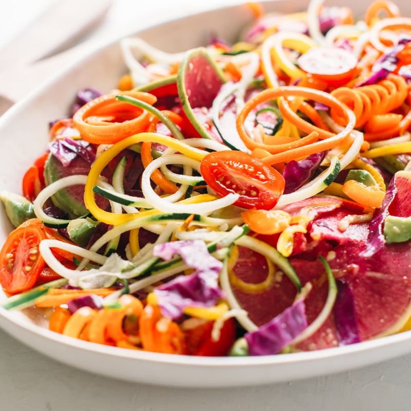Joy-Inducing Rainbow Veggie Platter