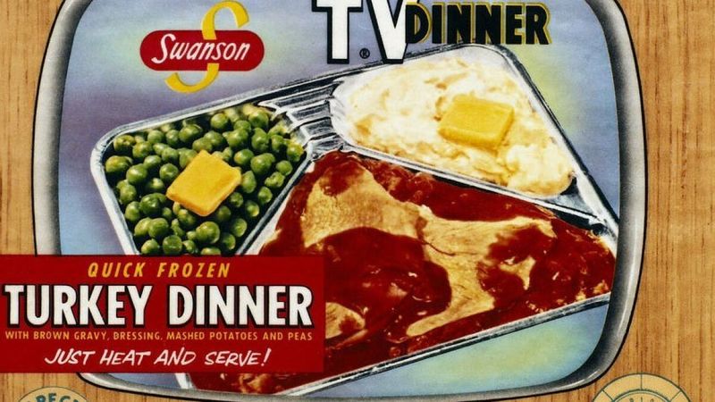 Frozen TV Dinner Turkey Meal