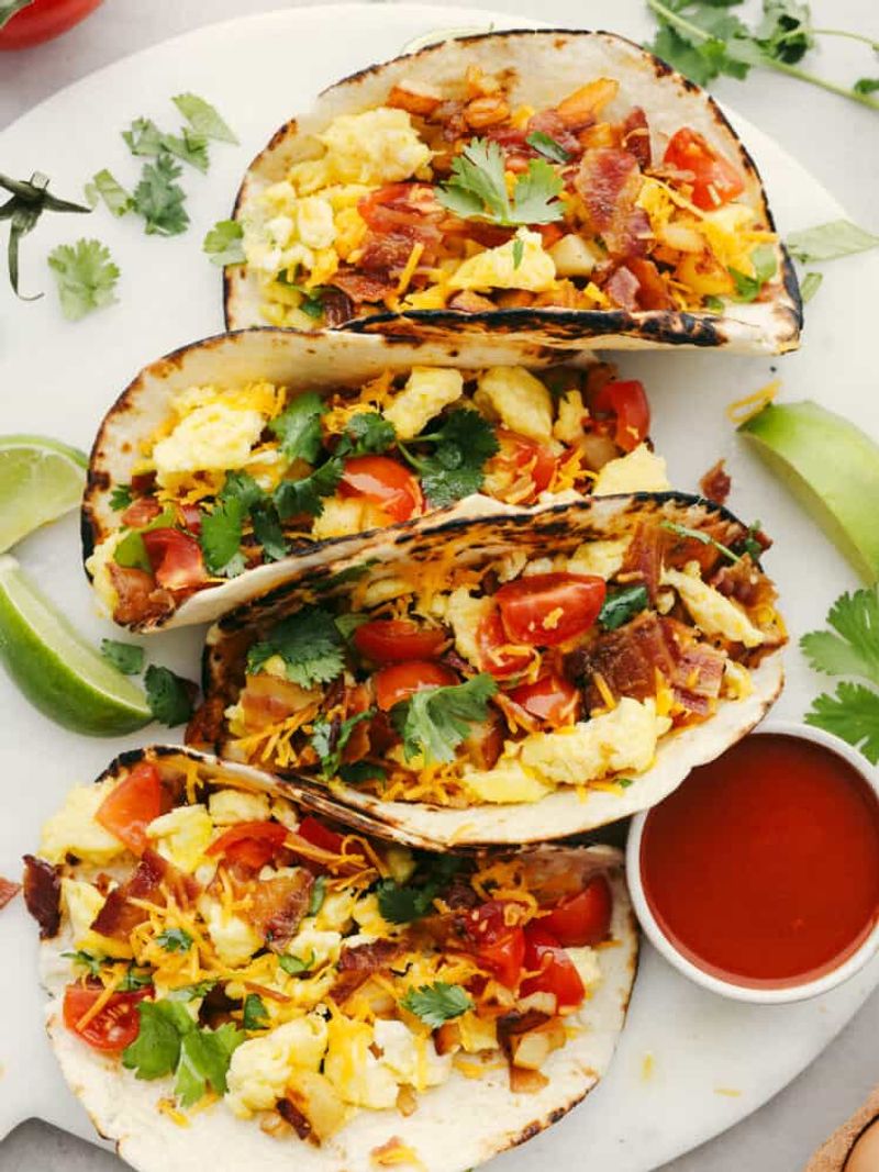 Breakfast Tacos With Crispy Potato Hash