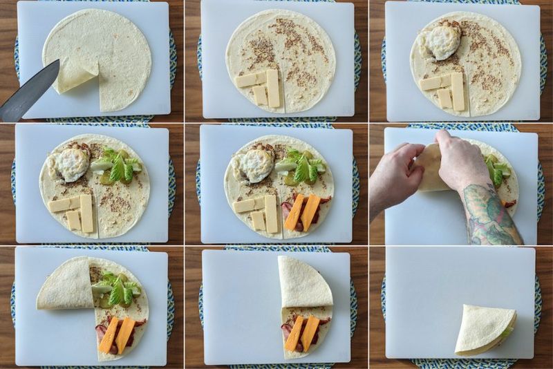 Success #5: Folded Tortilla Wrap