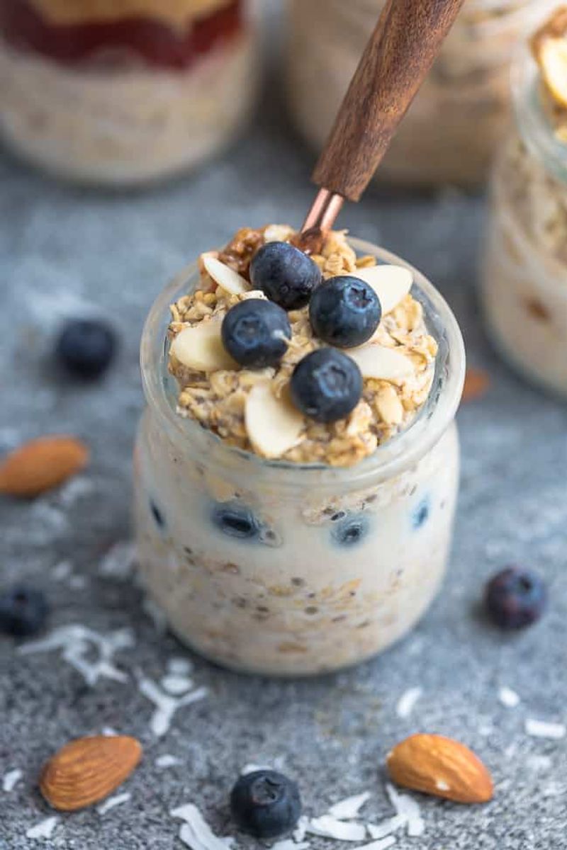 Sunflower Seed & Berry Overnight Oats