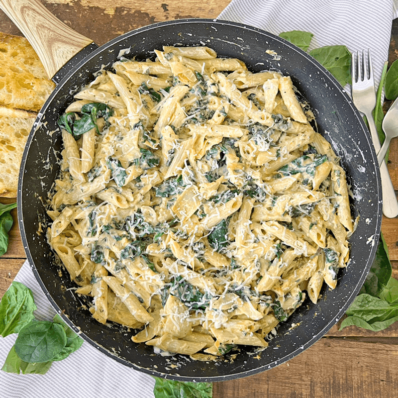 Spinach Artichoke Pasta
