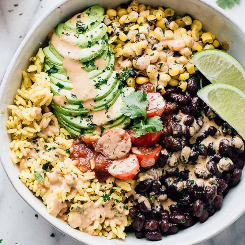 Corn & Black Bean Taco Bowls