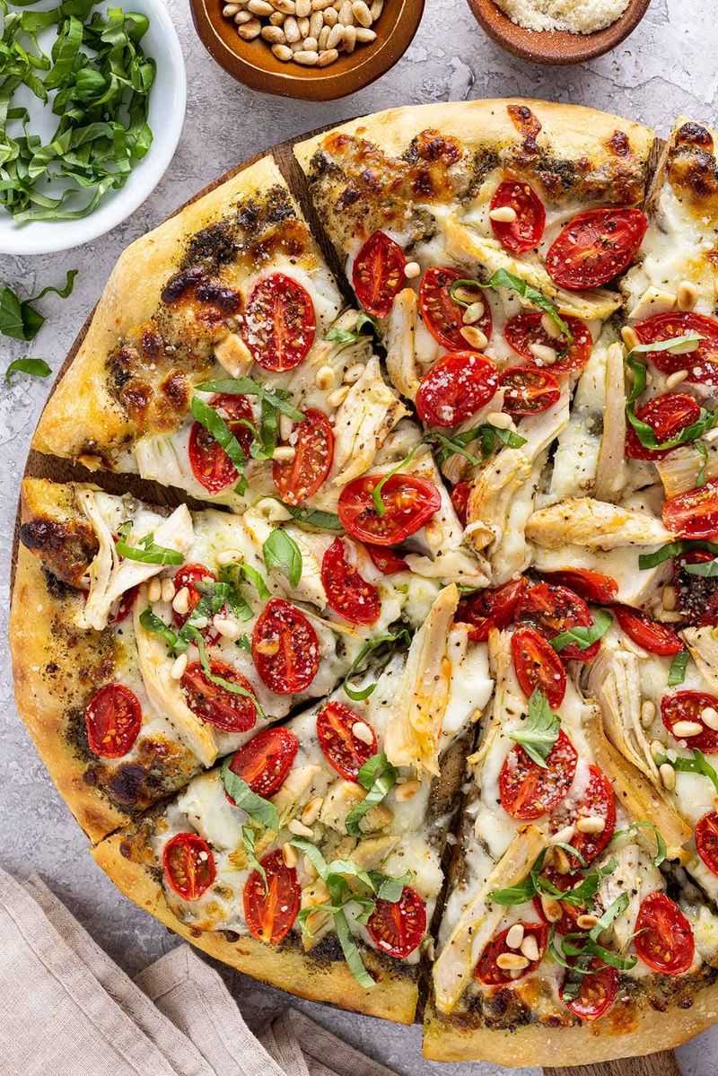 Pesto Chicken With Sun-Dried Tomatoes