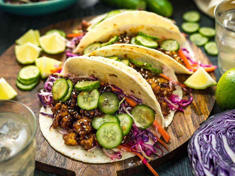 Korean-Inspired Gochujang Tofu Tacos