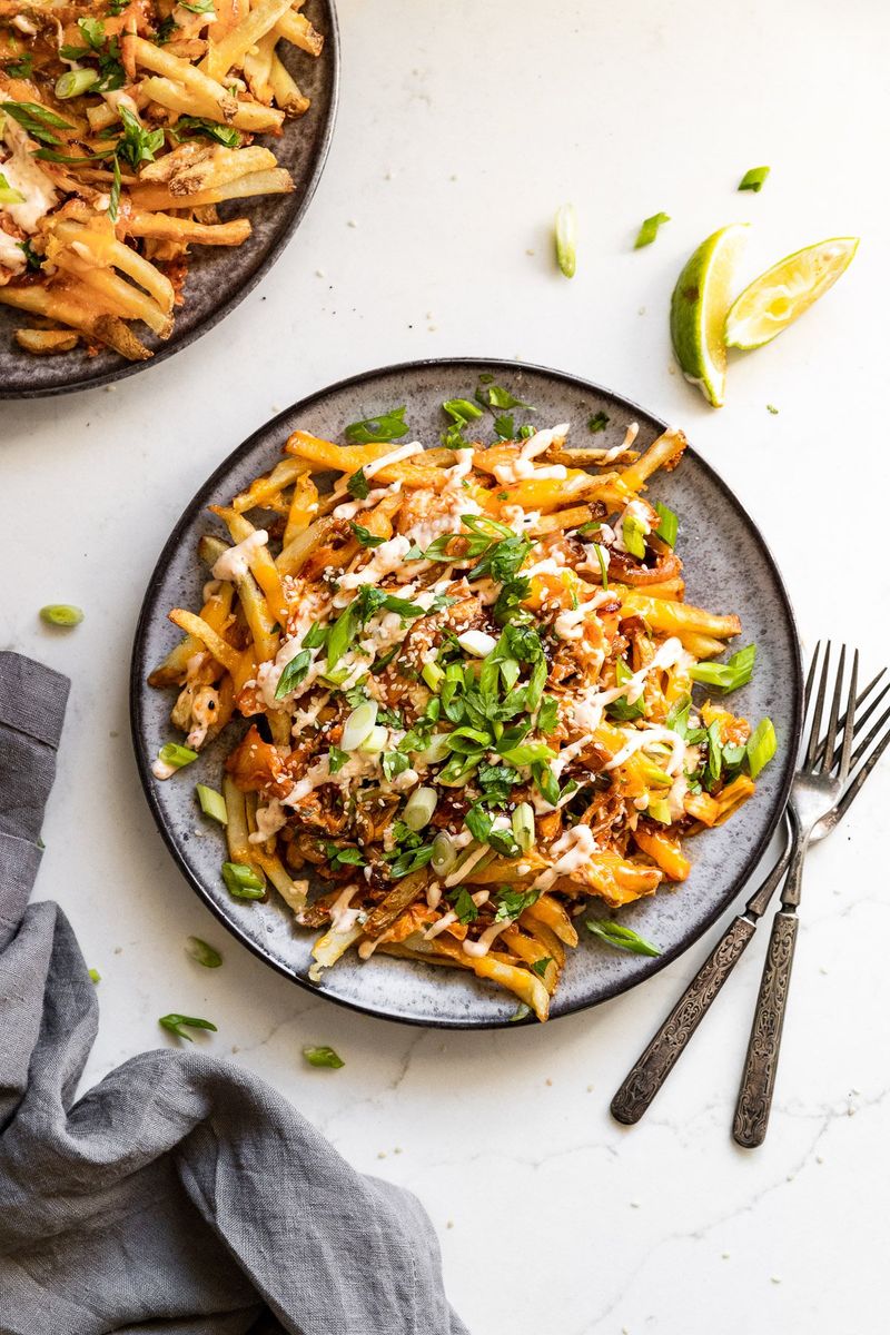Kimchi Cheese Fries