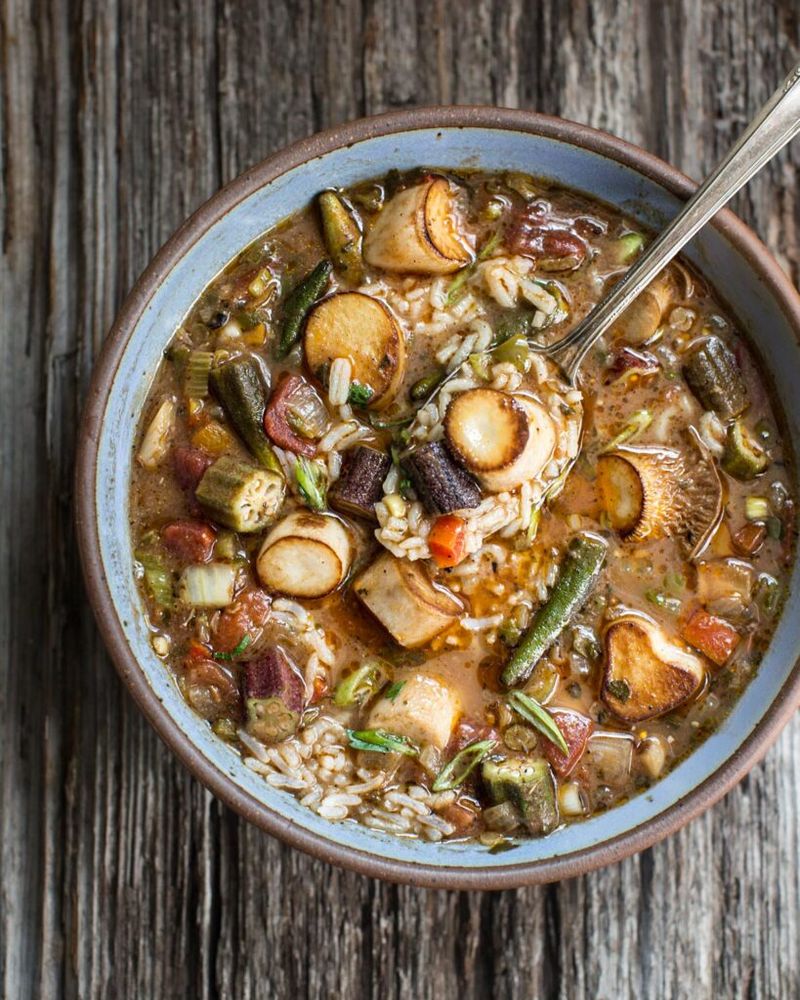Okra And Tomato Gumbo