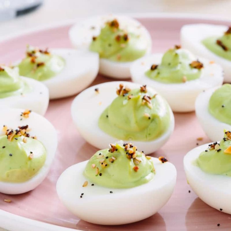 Avocado Deviled Eggs