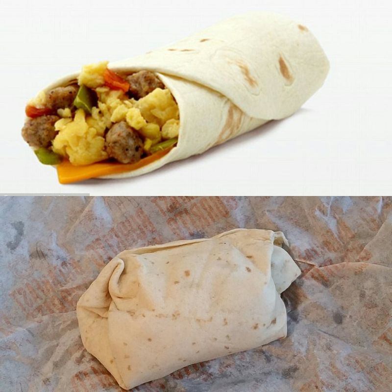 McDonald's Breakfast Burrito