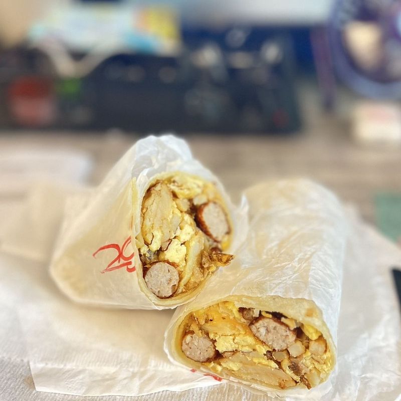 Hardee's Loaded Breakfast Burrito