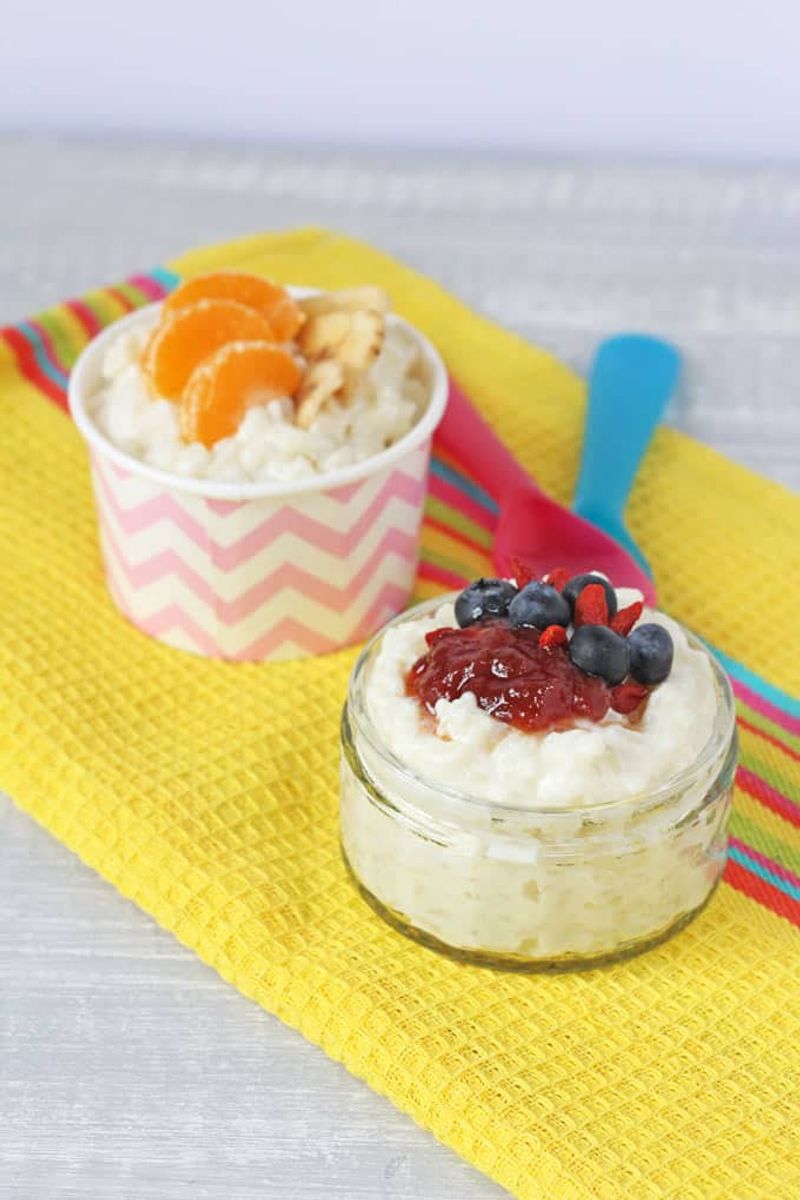 Berry Coconut Rice Pudding