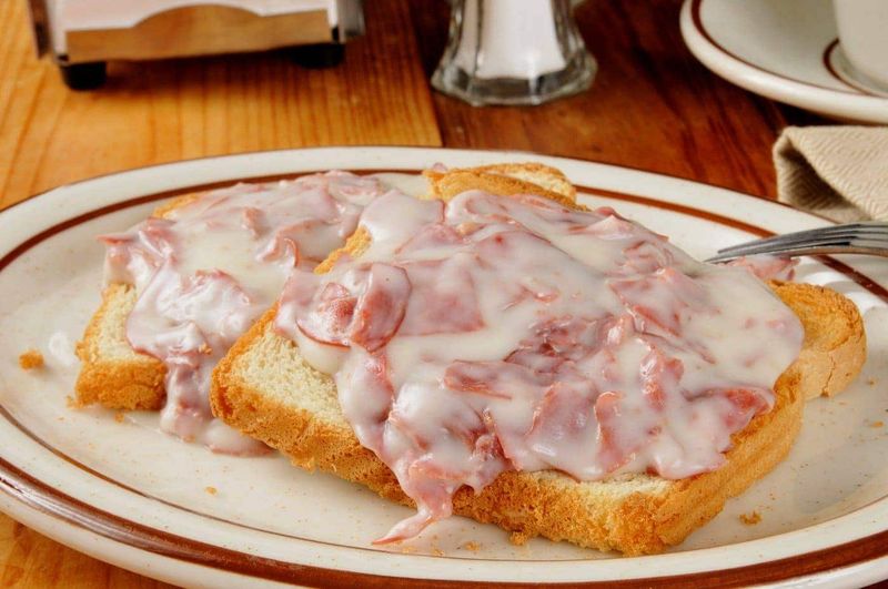 Creamed Chipped Beef On Toast