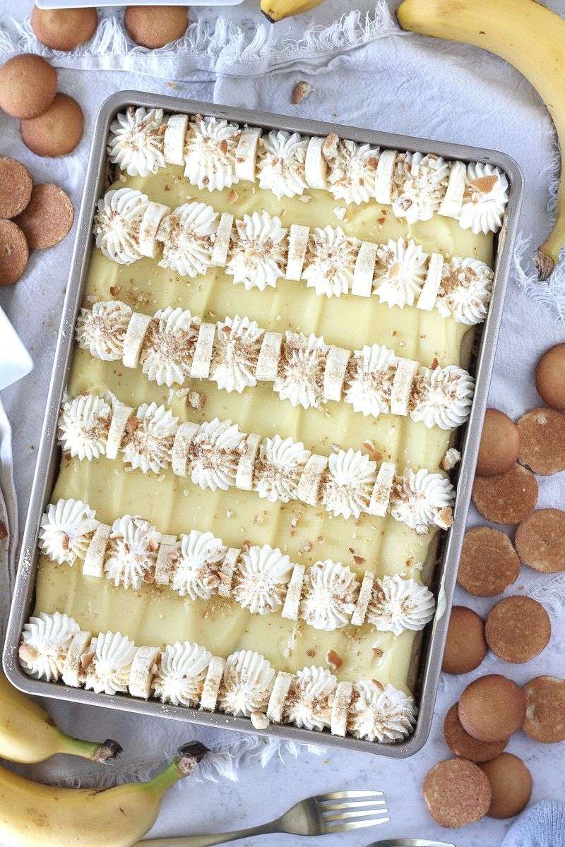 Banana Pudding Sheet Cake