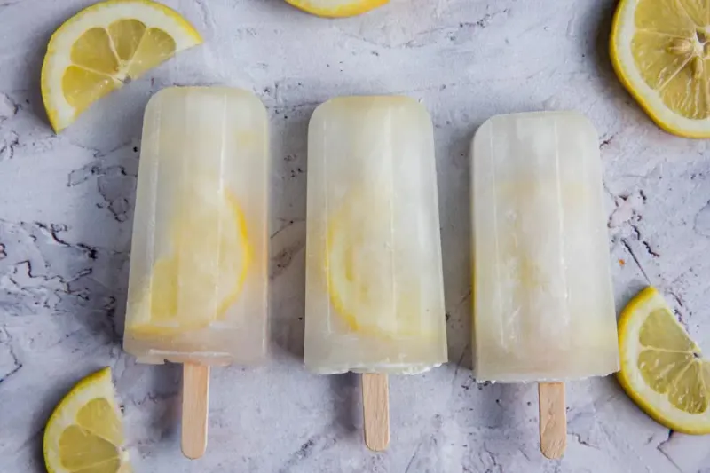 Refreshing Lemon Popsicles
