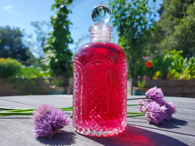 Chive Blossom Vinegar