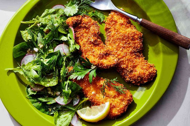 Crispy Chicken And Radish Salad