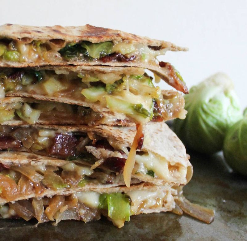 Brussels Sprouts Quesadillas