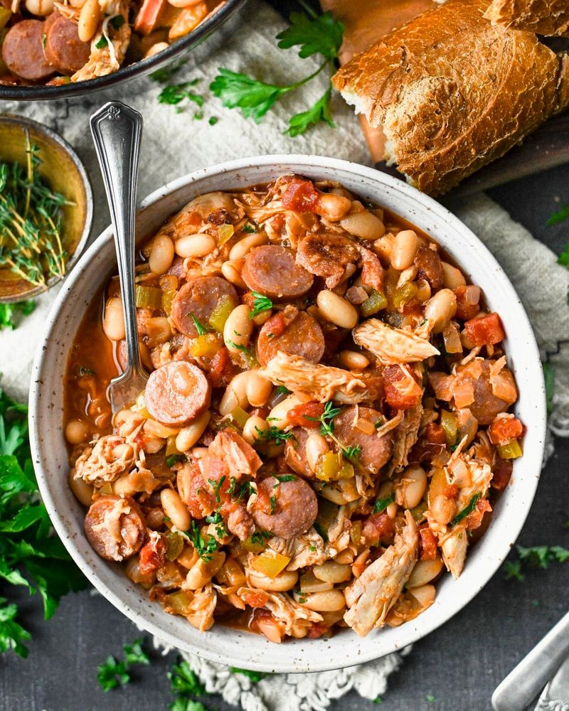 White Bean And Sausage Cassoulet