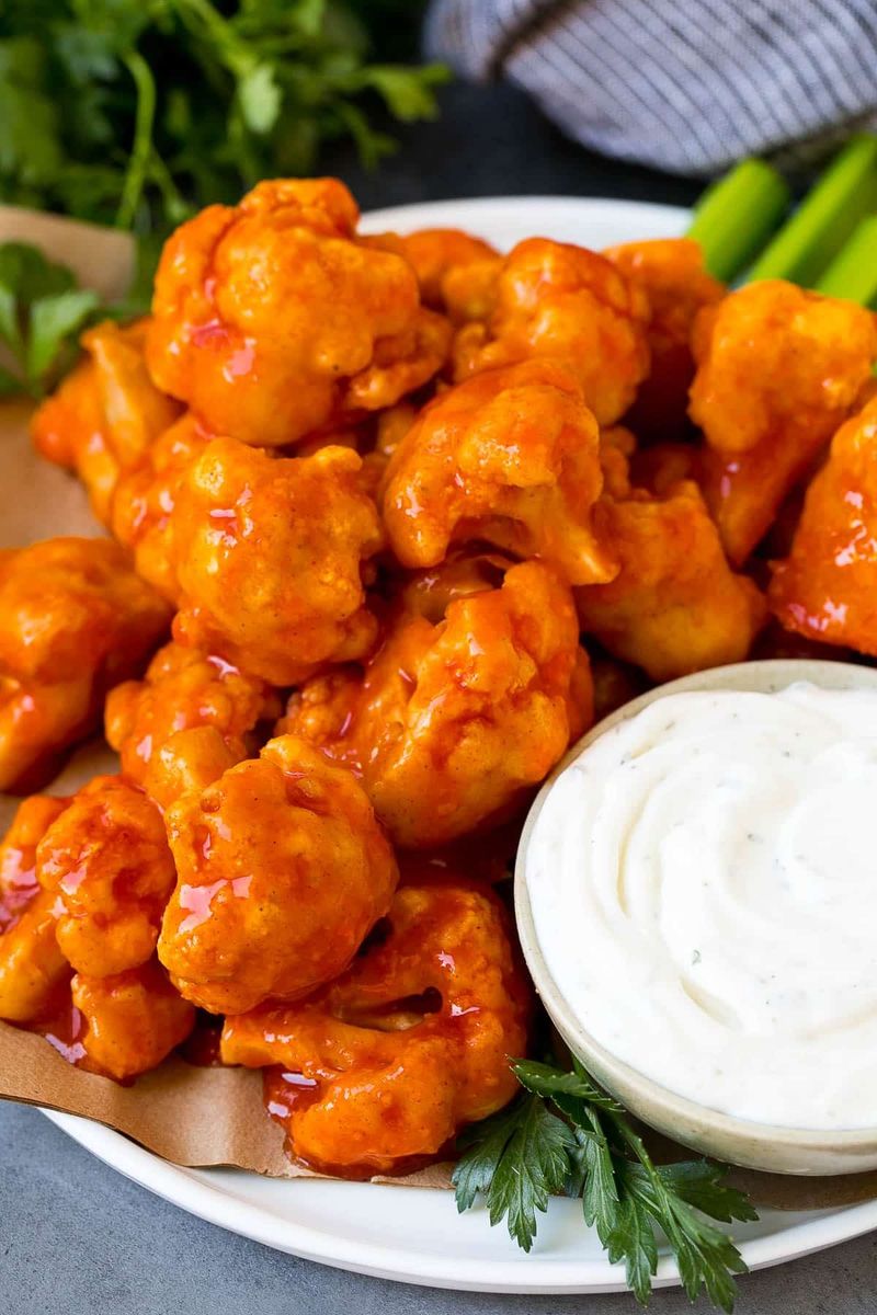 Buffalo Cauliflower Bites
